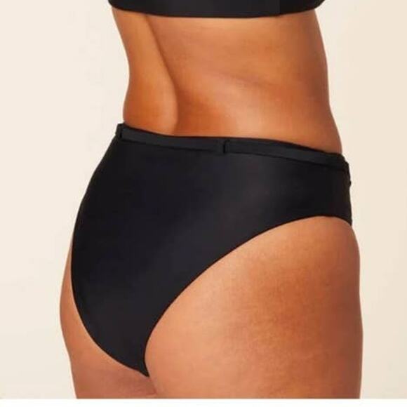 Andie Swim The Riviera High Waisted Bottom in Black Size Large NWT - Picture 3 of 10